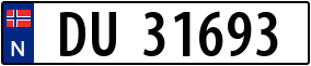 Truck License Plate